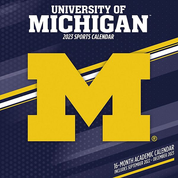 Michigan Wolverines 2023 16-Month Team Wall Calendar