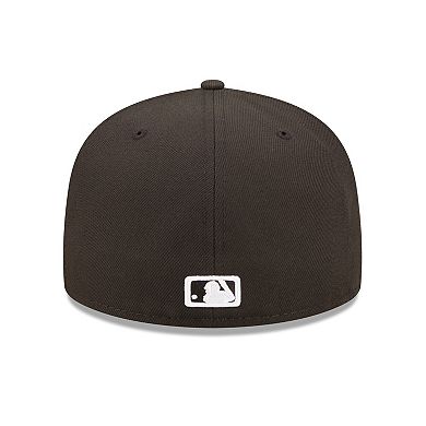 Men's New Era Black Minnesota Twins Team Logo 59FIFTY Fitted Hat