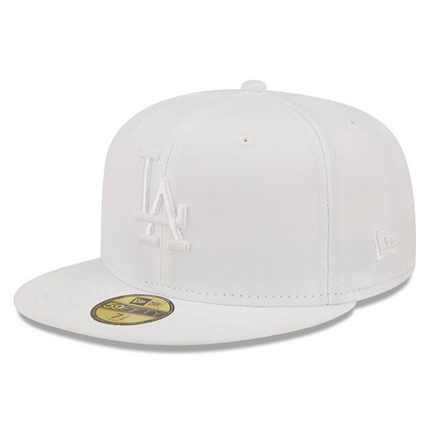 【US限定】NEW ERA 59FIFTY Los Angeles Dodgers White/ WS Men's New Era Los Angeles Dodgers White on White 59FIFTY