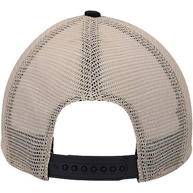 Men's '47 Black/Natural Cincinnati Bengals Trawler Trucker Clean Up Snapback Hat