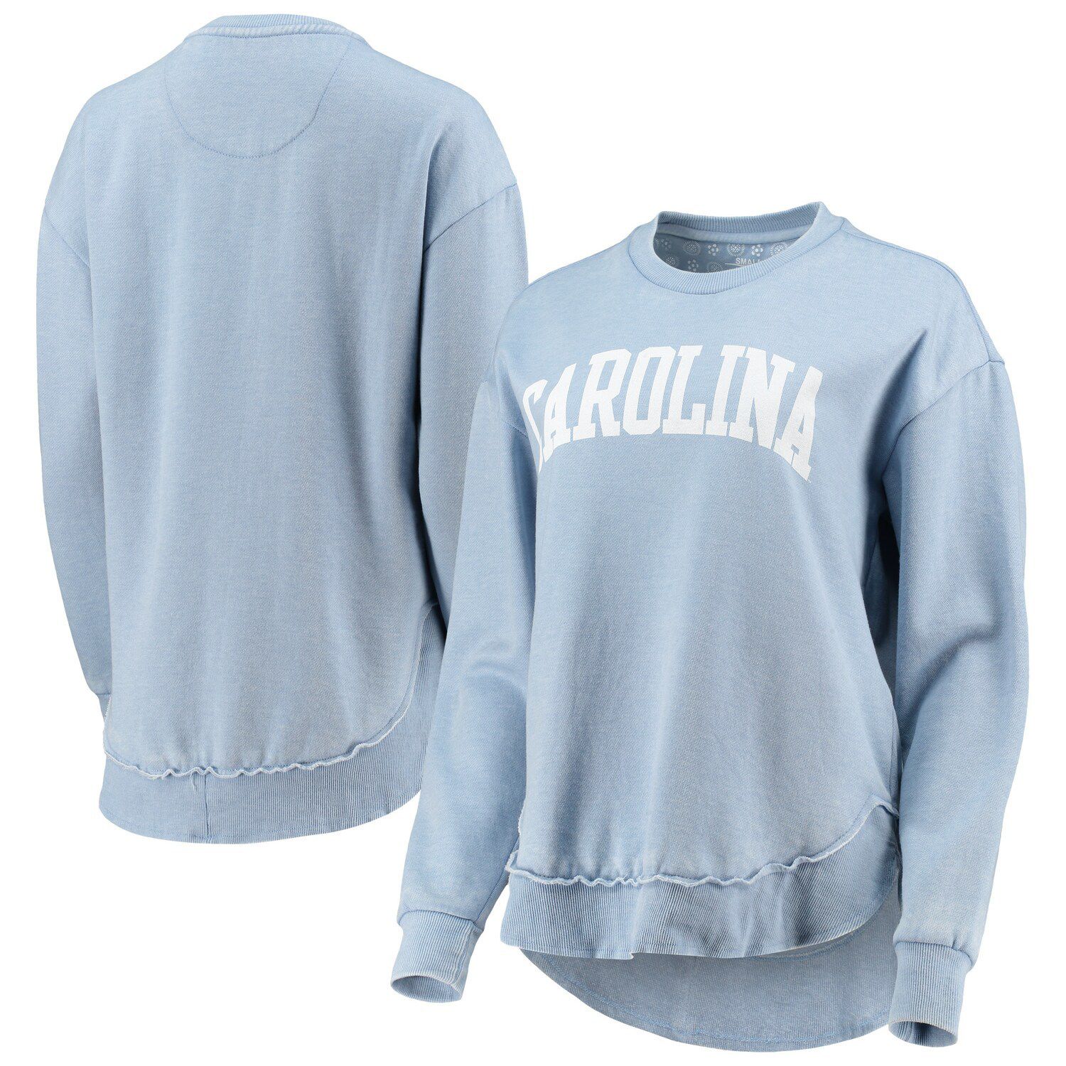 Lids Carolina Panthers WEAR by Erin Andrews Women's Tie-Dye Cropped  Pullover Sweatshirt & Shorts Lounge Set - Blue