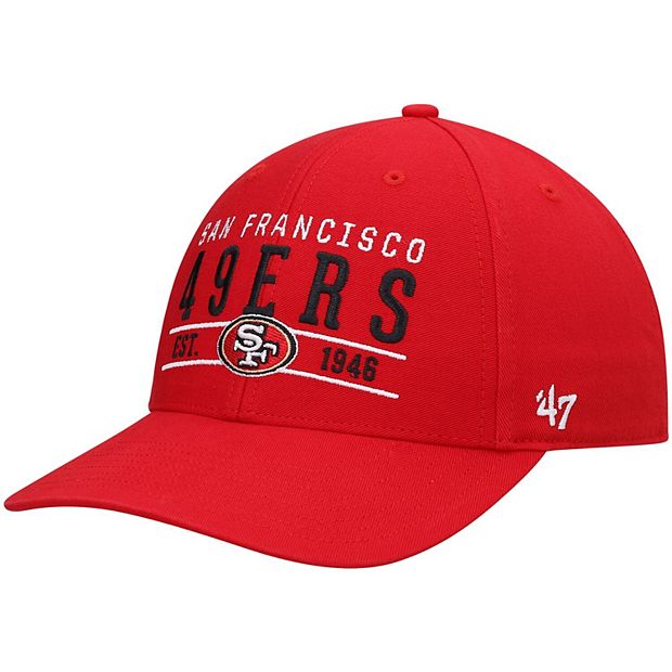 47 Brand San Francisco 49ers MVP Adjustable Hat - Red – Hat Club