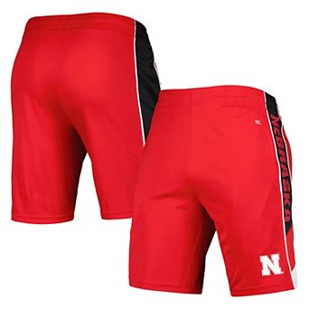 Men's Colosseum Scarlet Nebraska Huskers Pool Time Shorts