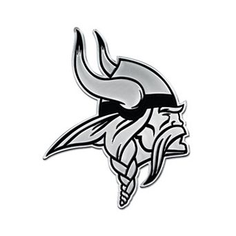 WinCraft Minnesota Vikings Team Chrome Car Emblem