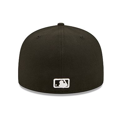 Men's New Era Black Kansas City Royals Team Logo 59FIFTY Fitted Hat