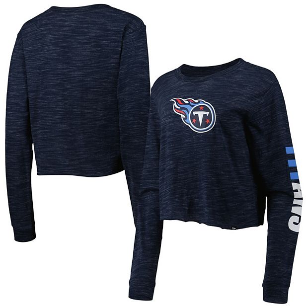 Men's New Era Navy Tennessee Titans State Long Sleeve T-Shirt