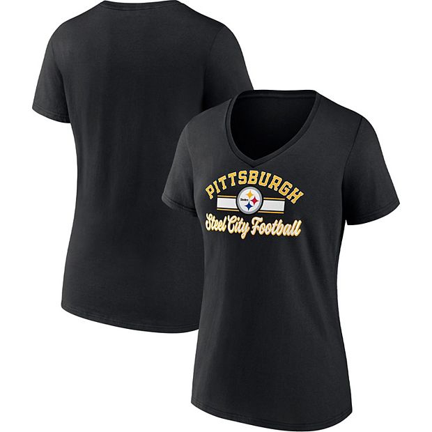 Fanatics Women's Fanatics Black Pittsburgh Steelers Wordmark Logo