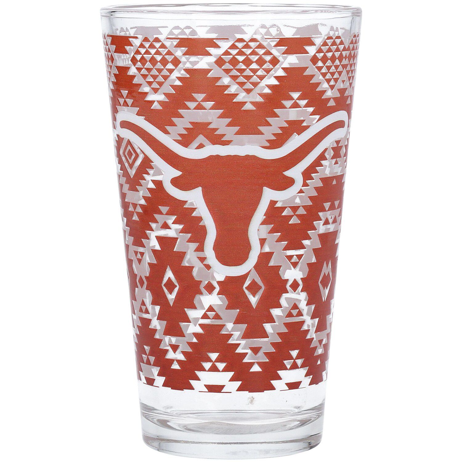 Texas Longhorns Two-Pack Knockout 16oz. Pint Glass Set