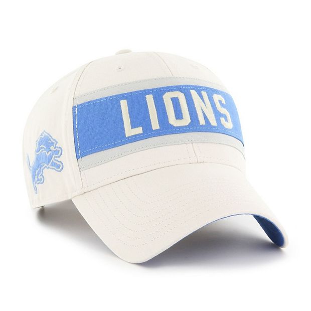 '47 Men's Detroit Lions Crossroad MVP White Adjustable Hat