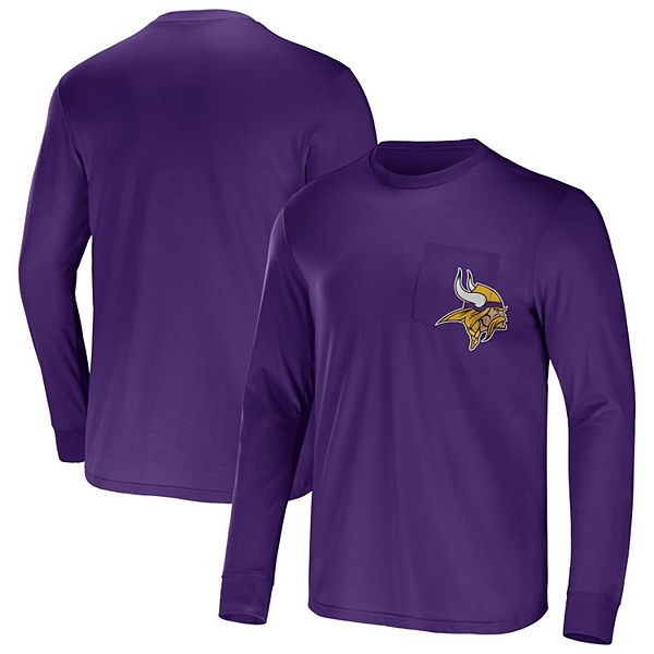 Cutter & Buck Minnesota Vikings Purple Big & Tall Pike Double Dot Stretch  Polo