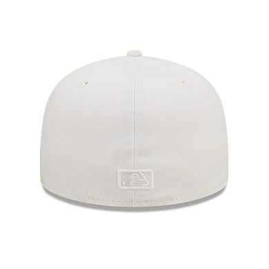 Men's New Era Baltimore Orioles White on White 59FIFTY Fitted Hat