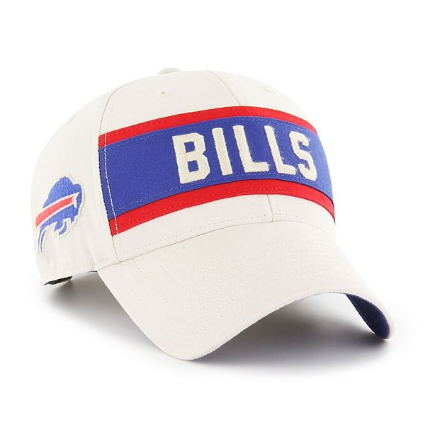 Men's '47 Cream Buffalo Bills Crossroad MVP Adjustable Hat