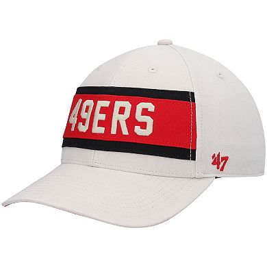 Men's '47 Cream San Francisco 49ers Crossroad MVP Adjustable Hat