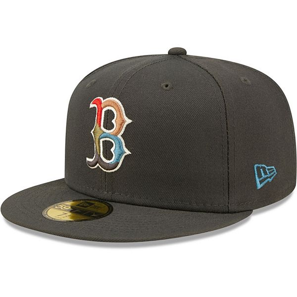 Men's New Era Charcoal Boston Red Sox Multi Color Pack 59FIFTY Fitted Hat