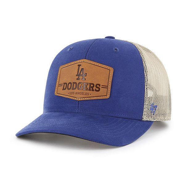 Los Angeles Rams '47 Rawhide Trucker Adjustable Hat - Royal/Natural