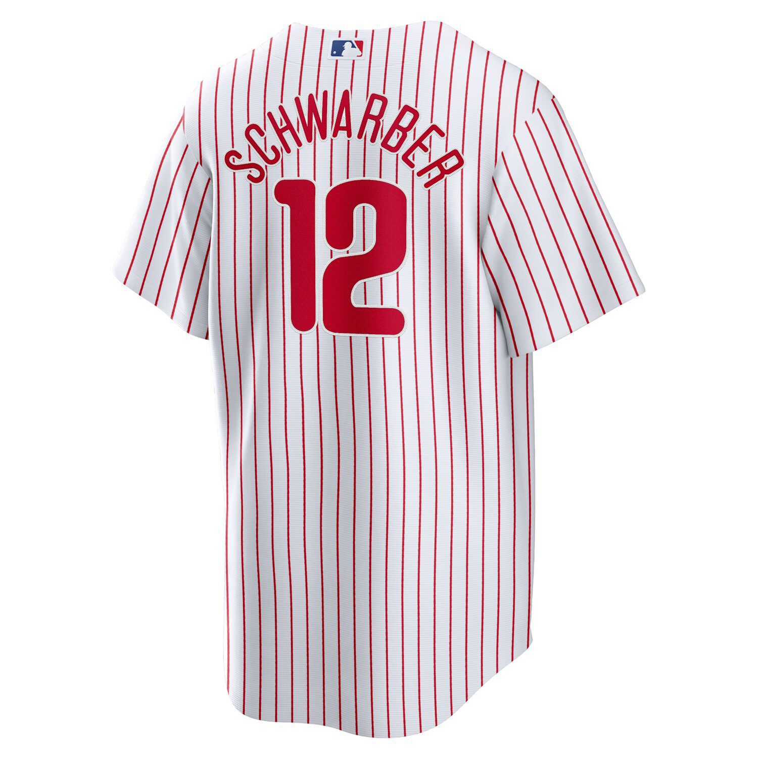 thumbnail image 2 of Custom Stitched Philadelphia Phillies #12 Kyle Schwarber Jersey – Adult S-XXXL, Cool Base White 2 of 6