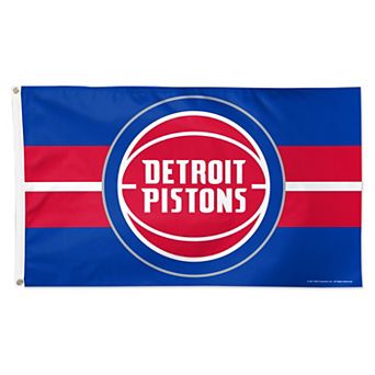 WinCraft Detroit Pistons 3' x 5' Horizontal Stripe Deluxe Single-Sided Flag