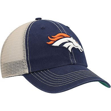 Men's '47 Navy/Natural Denver Broncos Trawler Trucker Clean Up Snapback Hat