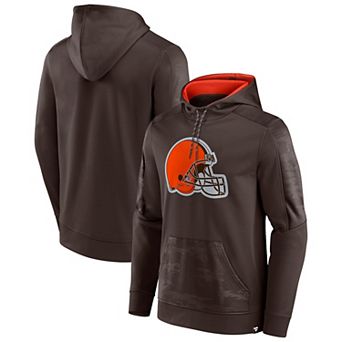 Men's Fanatics Branded Brown Cleveland Browns On The Ball Pullover Hoodie