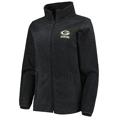 Women's Dunbrooke Gray Green Bay Packers Hayden Polar Full-Zip Jacket
