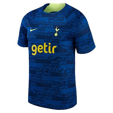 Youth Nike Blue Tottenham Hotspur 2022 Pre-Match Raglan Performance Top