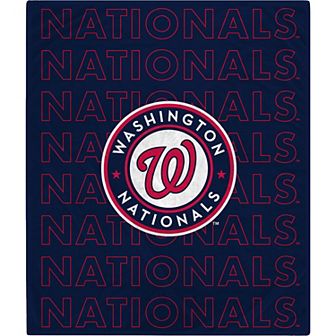 Washington Nationals 60" x 70" Echo Wordmark Plush Blanket