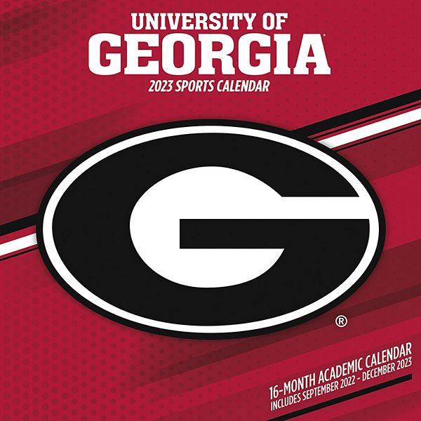 Georgia Bulldogs 2023 16-Month Team Wall Calendar