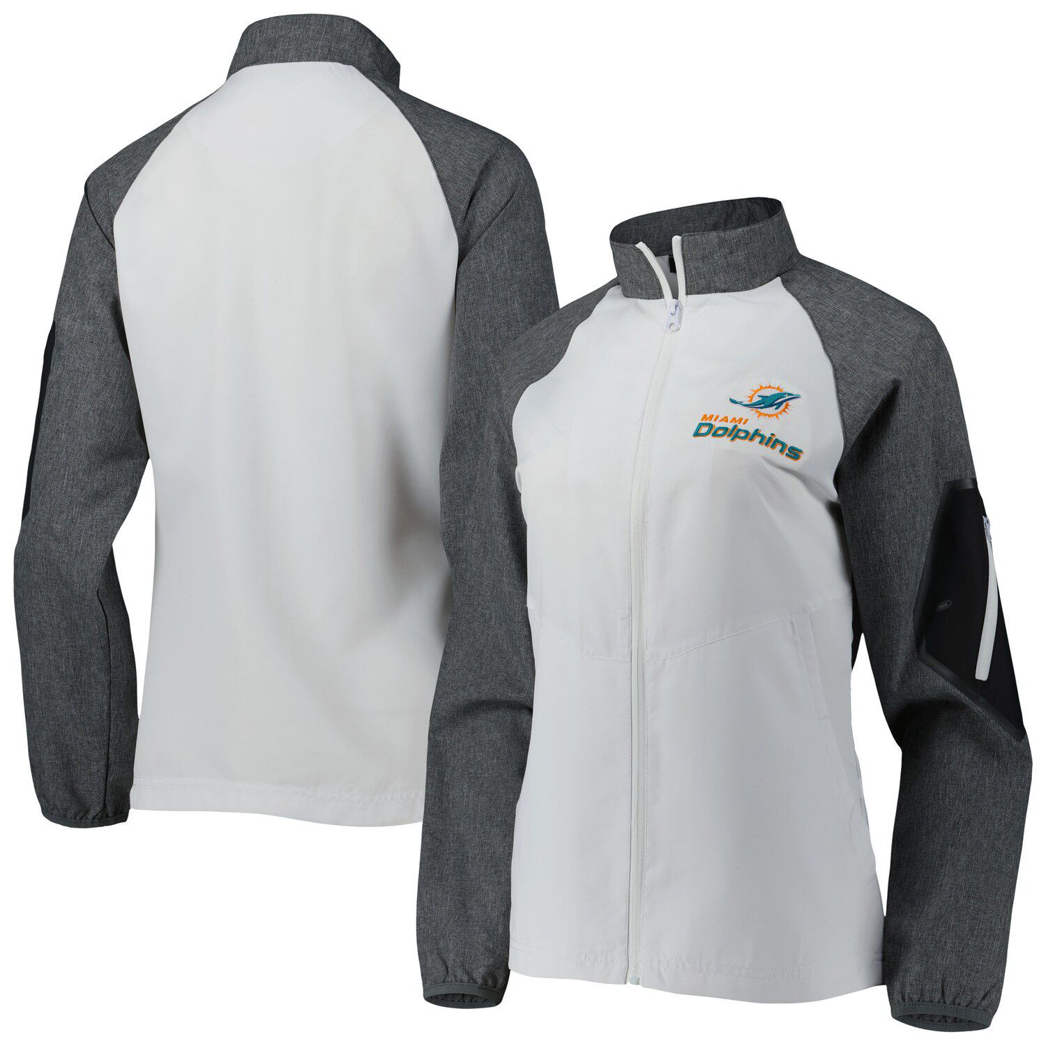 NFL Miami Dolphins Women's Jacket with SweaterLined Hood 