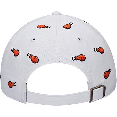 Women's '47 White Buffalo Bills Team Confetti Clean Up Adjustable Hat