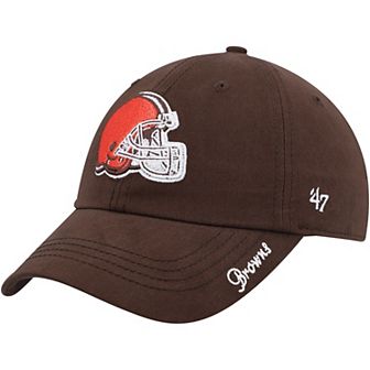 Women's '47 Brown Cleveland Browns Miata Clean Up Primary Logo Adjustable Hat
