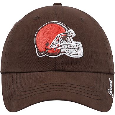 Women's '47 Brown Cleveland Browns Miata Clean Up Primary Logo Adjustable Hat