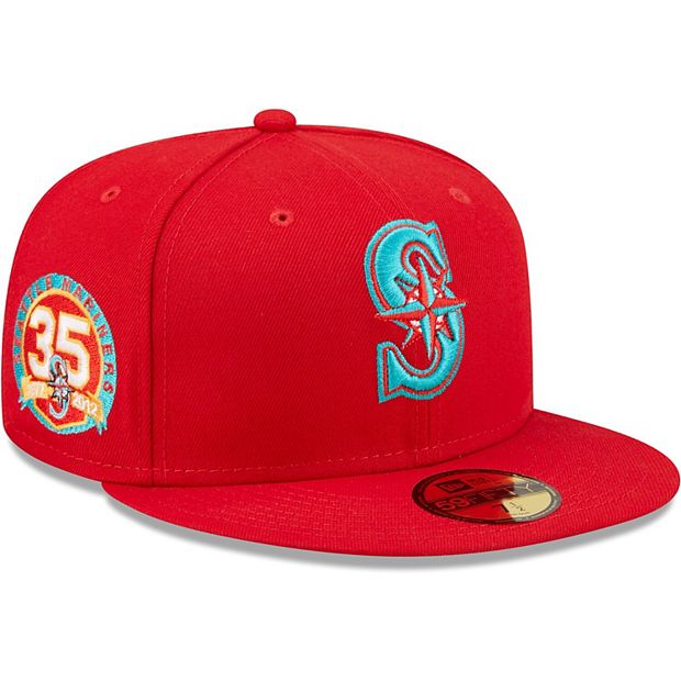 Men's New Era Black Seattle Mariners Side Patch 59FIFTY Fitted Hat