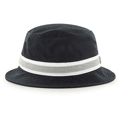 Men's '47 Black Las Vegas Raiders Striped Bucket Hat