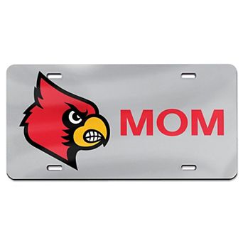 WinCraft Louisville Cardinals Mom Laser Cut Acrylic License Plate