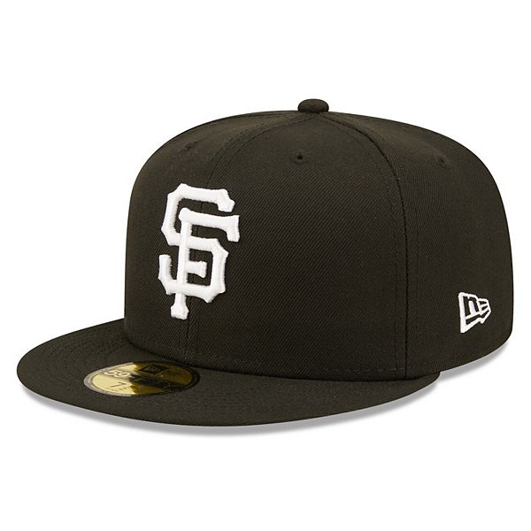 Men's San Francisco Giants New Era Black Team Logo 59FIFTY Fitted Hat