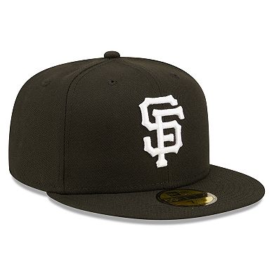 Men's New Era Black San Francisco Giants Team Logo 59FIFTY Fitted Hat