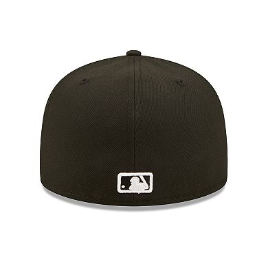 Men's New Era Black San Francisco Giants Team Logo 59FIFTY Fitted Hat