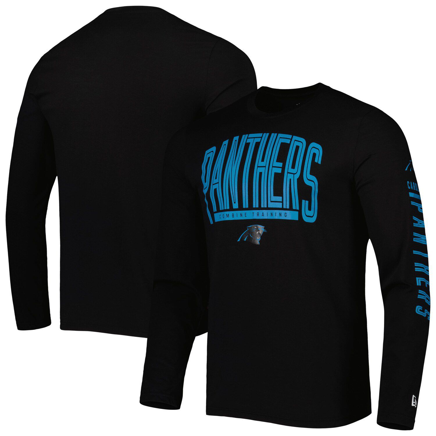 Lids Carolina Panthers Fanatics Branded Women's Spirit Jersey Lace-Up  V-Neck Long Sleeve T-Shirt - Black