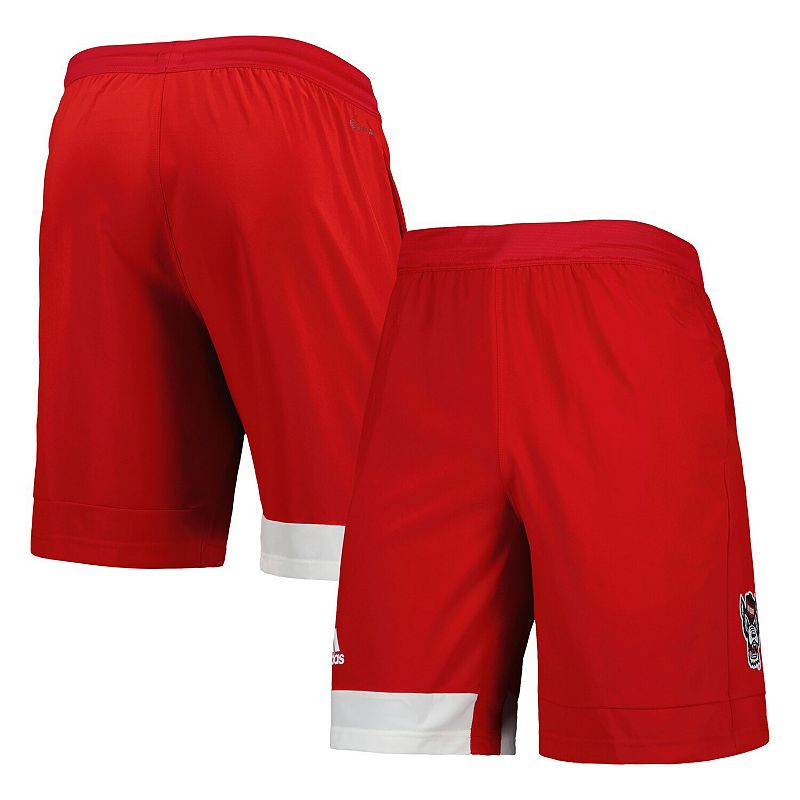 Mens adidas Red NC State Wolfpack Training Shorts, Size: Small