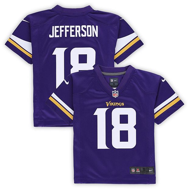 Youth Nike Justin Jefferson Purple Minnesota Vikings Game Player Jersey