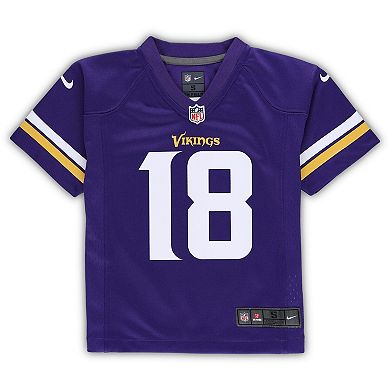 Preschool Nike Justin Jefferson Purple Minnesota Vikings Game Jersey