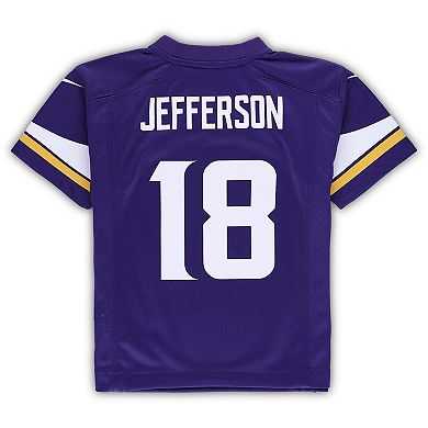 Preschool Nike Justin Jefferson Purple Minnesota Vikings Game Jersey