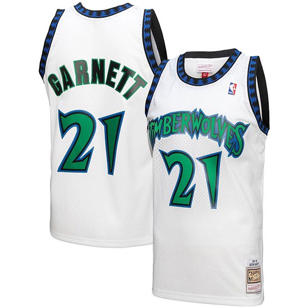 Vintage Minnesota Timberwolves Kevin Garnett Adidas Hardwood Classics  Jersey