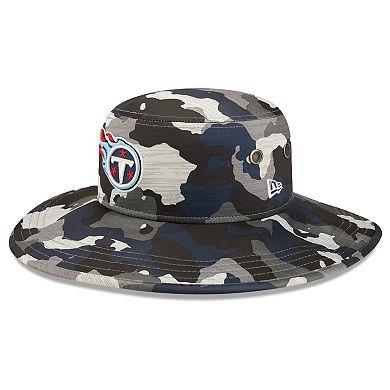 Men's New Era Camo Tennessee Titans 2022 NFL Training Camp Official Panama Bucket Hat