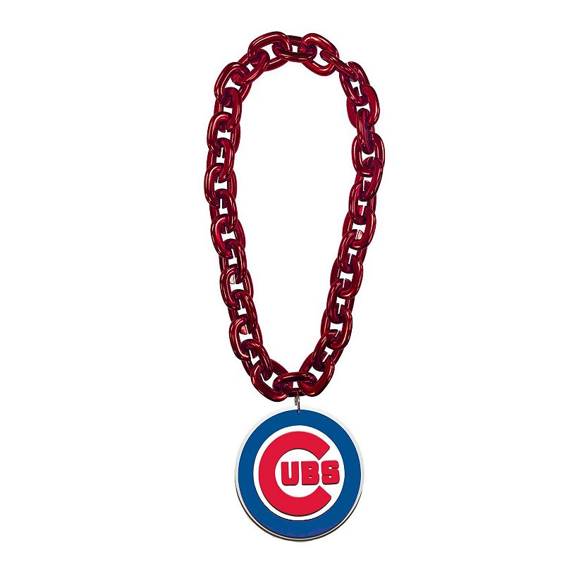 18783129 Red Chicago Cubs Team Logo Fan Chain, Adult Unisex sku 18783129