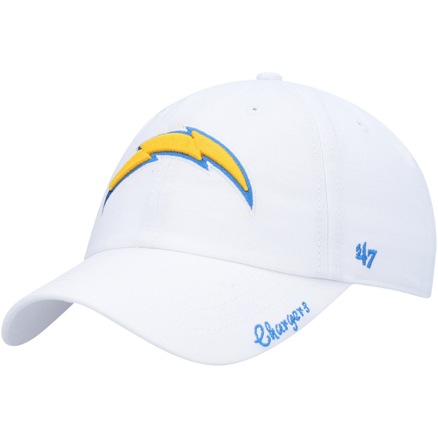 '47 Men's Powder Blue Los Angeles Chargers Logo MVP Adjustable Hat