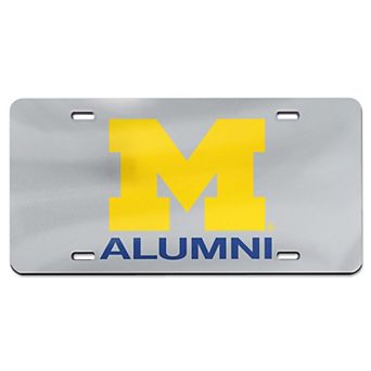 WinCraft Michigan Wolverines Alumni Laser Cut License Plate