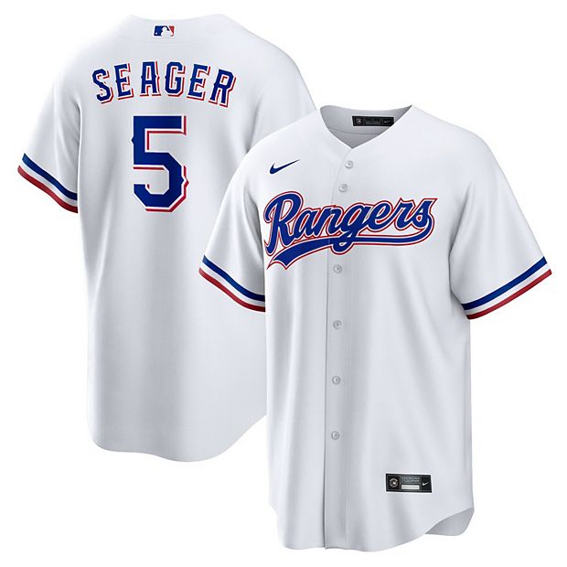 Corey Seager Texas Rangers Big & Tall Replica White Baseball