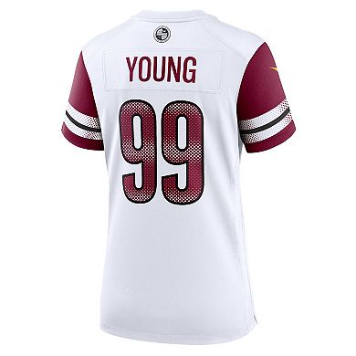 Women's Nike Chase Young White Washington Commanders Player Jersey