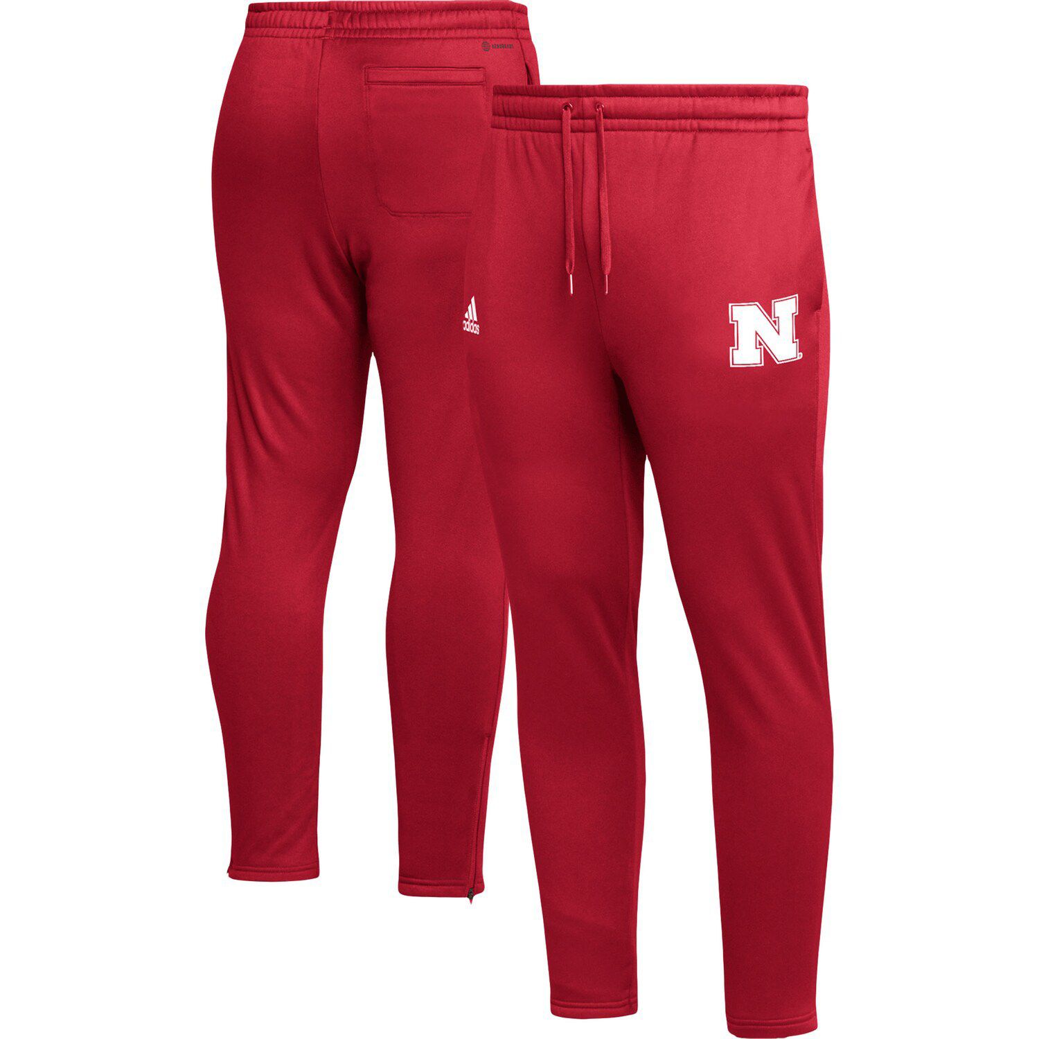 scarlet adidas pants